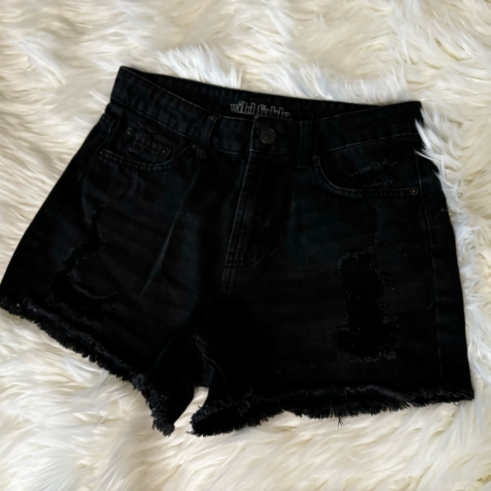 Denim shorts